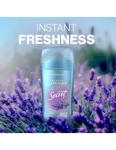 Desodorante Antitranspirante Secret Gel Lavanda 4x73.71g Desodorante Antitranspirante Secret Gel Lavanda 4x73.71g
