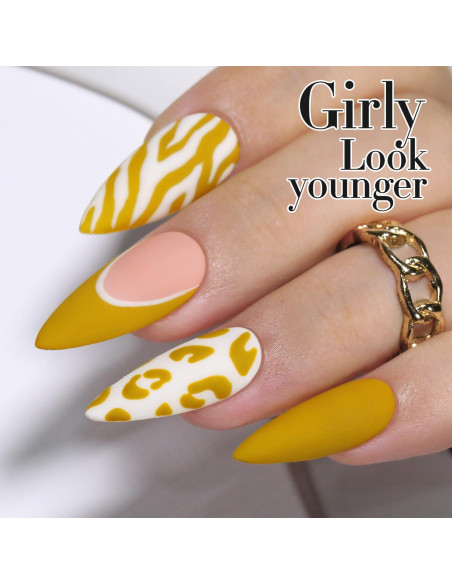 Esmalte en Gel Doble Ritmo 15ml Amarillo Salvia Duradero Esmalte en Gel Doble Ritmo 15ml Amarillo Salvia Duradero