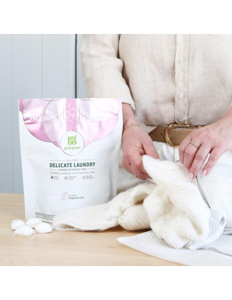 Detergente para Ropa Delicada Grab Green 24 Cápsulas Sin Fragancia Detergente para Ropa Delicada Grab Green 24 Cápsulas Sin Fragancia
