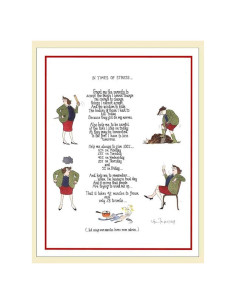 Toalla de Té de Lino Samuel Lamont 24.5x18.8cm Tiempos de Estrés