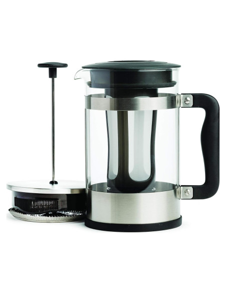 Cafetera 2 en 1 Primula PPBSS-5102 Vidrio Acero Inoxidable 1514ml Cafetera 2 en 1 Primula PPBSS-5102 Vidrio Acero Inoxidable 1514ml