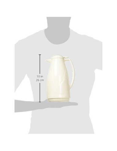 Jarra Euro Carafe Zojirushi 1L Plástico Blanco Aislada