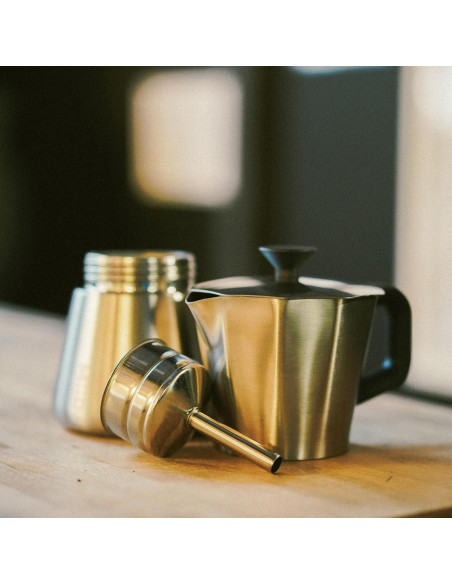 Cafetera Moka Pot MiiR Acero Inoxidable 10oz Manual Cafetera Moka Pot MiiR Acero Inoxidable 10oz Manual