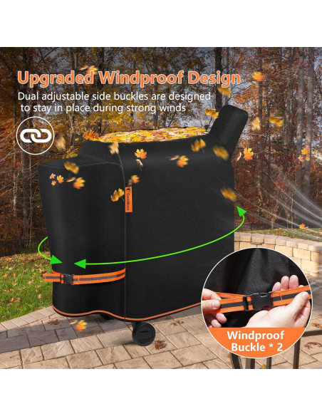 Cubierta para Parrilla GuardKove 1000D Impermeable Traeger Pro 22 Cubierta para Parrilla GuardKove 1000D Impermeable Traeger Pro 22