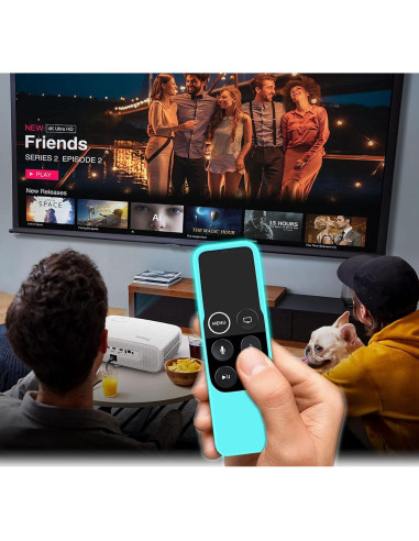 Funda Silicona Antideslizante para Control Remoto Apple TV 4K