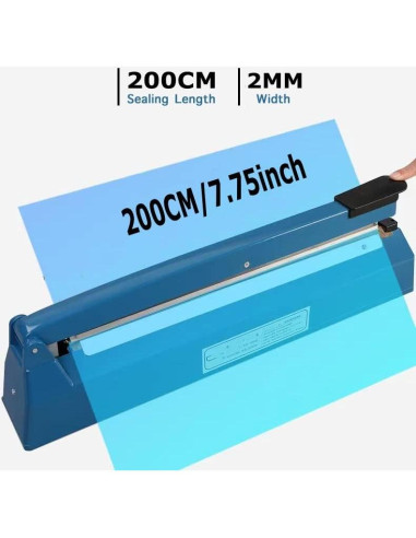Sellador de Calor Jinhong 20.32 cm Automático 300W Azul