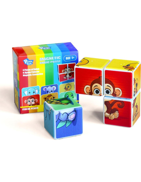 Bloques de Construcción Magnéticos 40pcs 4.2cm Montessori Niños Bloques de Construcción Magnéticos 40pcs 4.2cm Montessori Niños