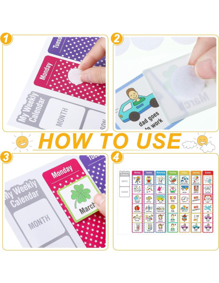 264 Tarjetas de Horario Visual Geyee para Niños - Rutina Diaria 264 Tarjetas de Horario Visual Geyee para Niños - Rutina Diaria
