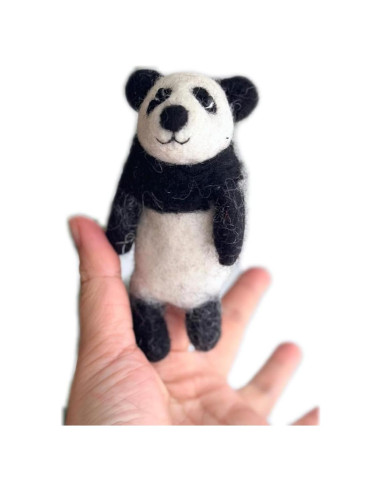 Títere de Dedo Kung Fu Panda Hecho a Mano - Juguete Educativo