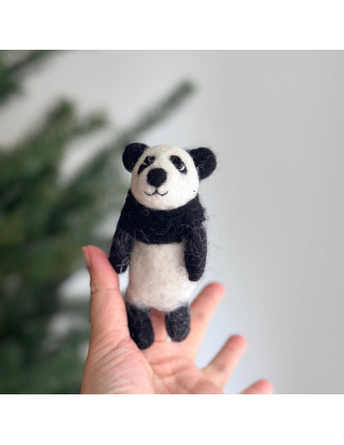 Títere de Dedo Kung Fu Panda Hecho a Mano - Juguete Educativo