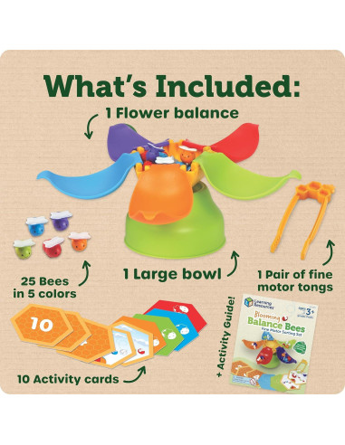 Juego de Clasificación de Abejas Learning Resources - Motricidad Fina