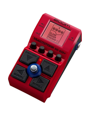 Pedal de Efectos Zoom MS-60B+ para Bajo con 75 FX