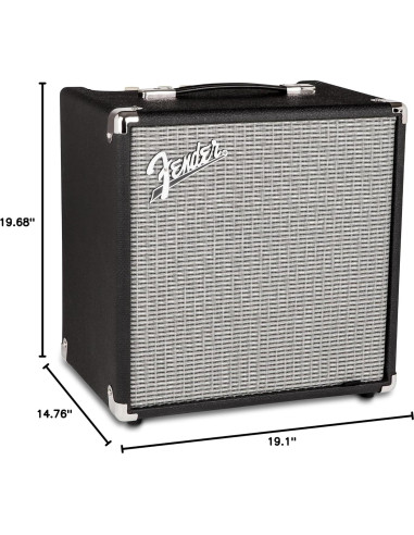 Amplificador de Bajo Fender Rumble 25 V3, 25W, Altavoz 20cm