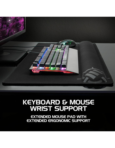 Almohadilla XXL para Mouse ENHANCE con Soporte Ergonómico Almohadilla XXL para Mouse ENHANCE con Soporte Ergonómico