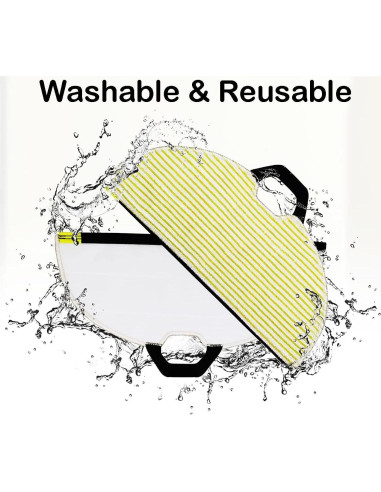 Juego de 4 Almohadillas de Reemplazo SCREENTRONICS para Aspiradora Robot Shark AI Ultra