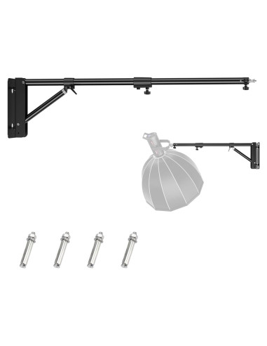 Soporte de Luz de Montaje en Pared BEIYANG 130 cm Ajustable