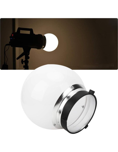 Bola Difusora Esférica 15cm Bowens para Fotografía Profesional Bola Difusora Esférica 15cm Bowens para Fotografía Profesional