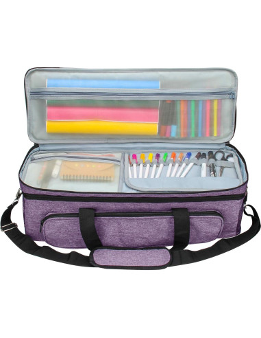 Funda Doble Capa Luxiv para Cricut Explore/Air/Maker 58x20x20cm