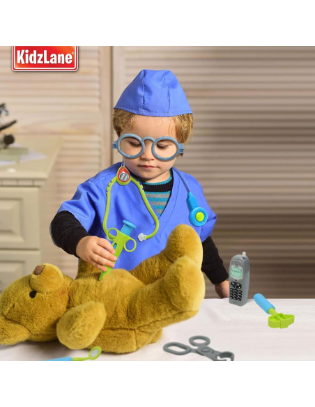 Kit de Doctor Kidzlane Deluxe - Juego Infantil con Estetoscopio Kit de Doctor Kidzlane Deluxe - Juego Infantil con Estetoscopio