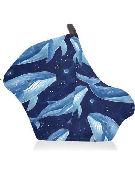 Funda de Asiento de Coche YLYNIU para Bebés - Ballenas Océano Funda de Asiento de Coche YLYNIU para Bebés - Ballenas Océano