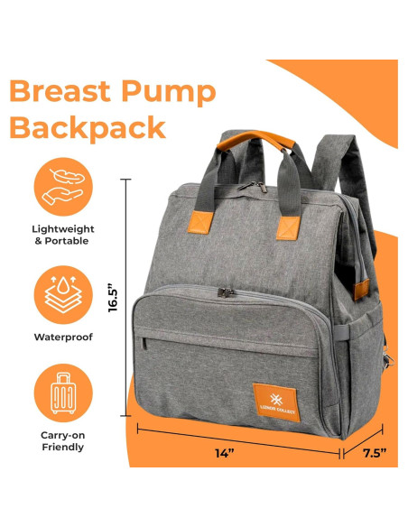 Mochila Bolsa Extractor de Leche LIZNOR COLLECT con Enfriador Mochila Bolsa Extractor de Leche LIZNOR COLLECT con Enfriador
