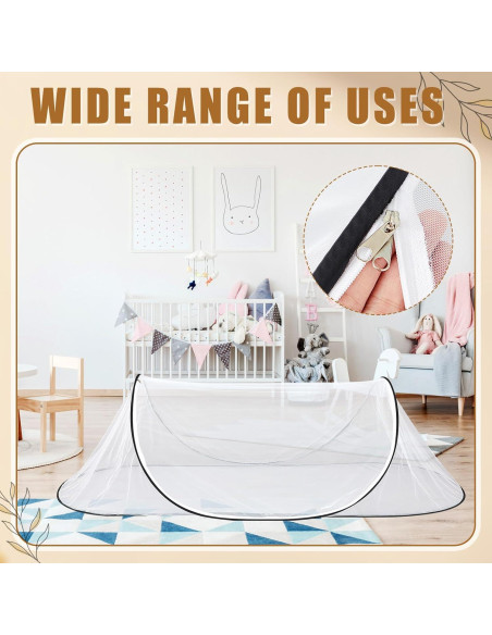 2 Redes Mosquiteras Plegables Pop Up para Cama Camping 199x80 cm 2 Redes Mosquiteras Plegables Pop Up para Cama Camping 199x80 cm