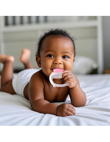 Mordedores de Silicona Congelables NCVI - Alivio para Bebés 0-12 Meses