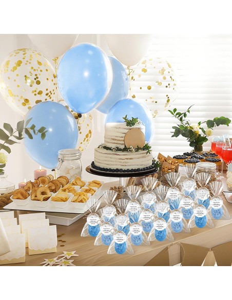 Set de Jabón para Baby Shower Demissle 20 Pcs Flores Azules Set de Jabón para Baby Shower Demissle 20 Pcs Flores Azules