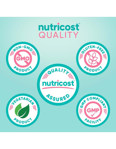 Nutricost Calcio 600mg + Vitamina D3 12.5mcg Vegano 180 Cápsulas Nutricost Calcio 600mg + Vitamina D3 12.5mcg Vegano 180 Cápsulas
