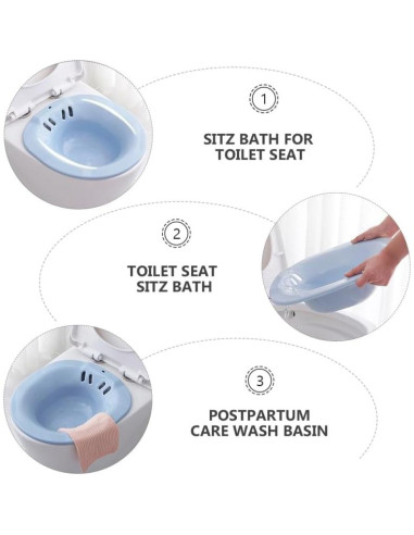 Bañera de Asiento Angoily para Cuidado Posparto 39.5x36.4cm