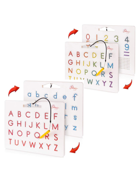 Juego de 2 Tableros Magnéticos de Trazado - Letras y Números Juego de 2 Tableros Magnéticos de Trazado - Letras y Números