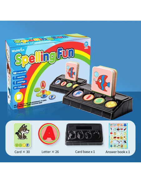 Juego de Letras Coincidentes OPTSPTOY - Ortografía y Lectura 3+ Juego de Letras Coincidentes OPTSPTOY - Ortografía y Lectura 3+