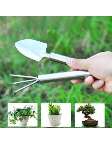 Juego de Herramientas de Jardín GBHKPLFO 3 Piezas con Guantes Juego de Herramientas de Jardín GBHKPLFO 3 Piezas con Guantes