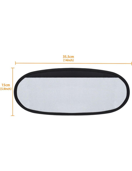 Extensor de Sombreado WANPOOL para Visera de Vehículo Plata - 2 Piezas Extensor de Sombreado WANPOOL para Visera de Vehículo Plata - 2 Piezas