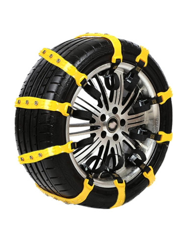 Cadenas de Nieve Dolloly 10PCS para Neumáticos SUV 18.3-29.5cm