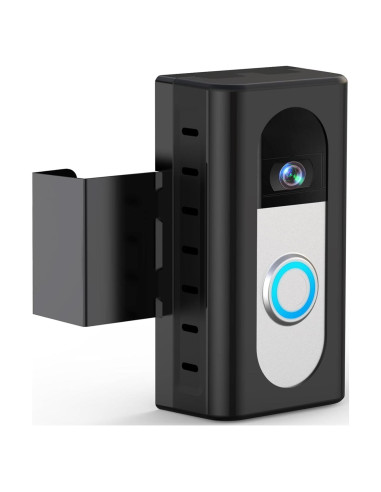 Soporte para Timbre de Video QIBOX a Prueba de Robo Negro