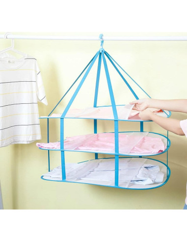 Estante de Secado Plegable 3 Niveles Moda y Estilo de Vida