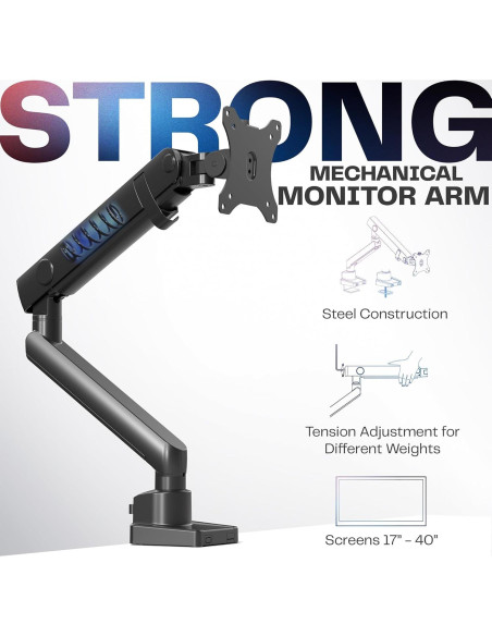 Soporte de Escritorio para Monitor Ultrawide VIVO STAND-V101BB Soporte de Escritorio para Monitor Ultrawide VIVO STAND-V101BB