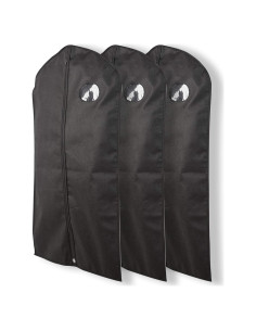 Paquete de 3 Bolsas de Traje Colgantes Semapak 104.88 cm Negras