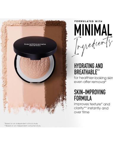 Base en Polvo Compacta bareMinerals SPF 15 - AA Fair 01