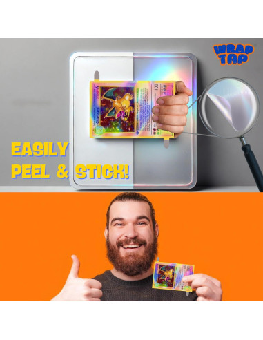 Piel de Tarjeta de Crédito WrapTap Dragón Anime - Paquete de 2