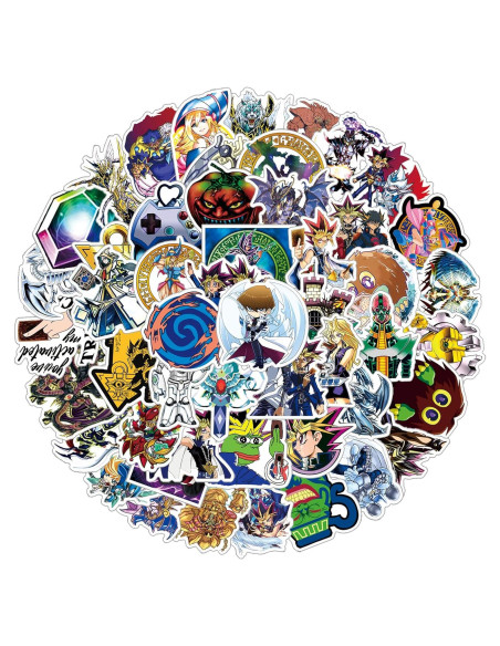 Paquete de 50 Stickers de Anime Impermeables YEESACG Paquete de 50 Stickers de Anime Impermeables YEESACG