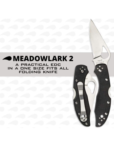 Cuchillo Spyderco Meadowlark 2 G-10 7.30 cm Acero Inoxidable