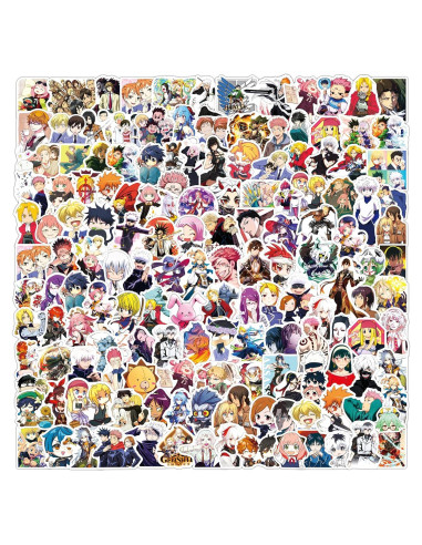 Paquete de 640 Stickers de Anime SigyoJeom - Vinilo Impermeable