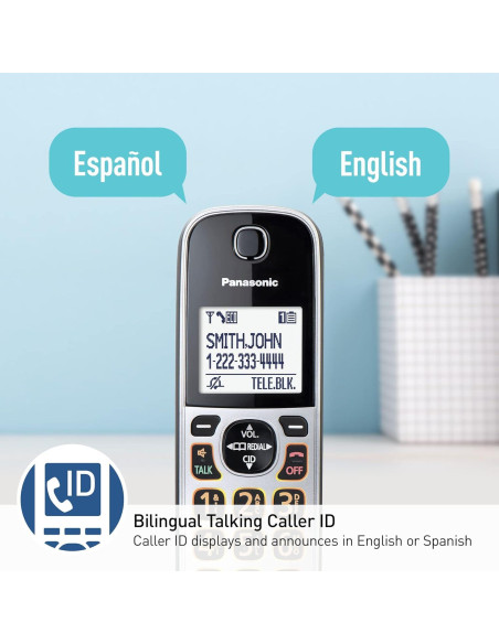 Teléfono Inalámbrico Expandible Panasonic KX-TGD892S Bluetooth Teléfono Inalámbrico Expandible Panasonic KX-TGD892S Bluetooth