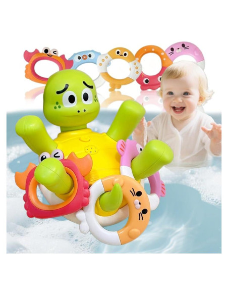 Juguete de Baño Tortuga AOONTYEN Verde Interactivo 3-6 Años Juguete de Baño Tortuga AOONTYEN Verde Interactivo 3-6 Años