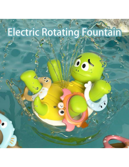Juguete de Baño Tortuga AOONTYEN Verde Interactivo 3-6 Años Juguete de Baño Tortuga AOONTYEN Verde Interactivo 3-6 Años