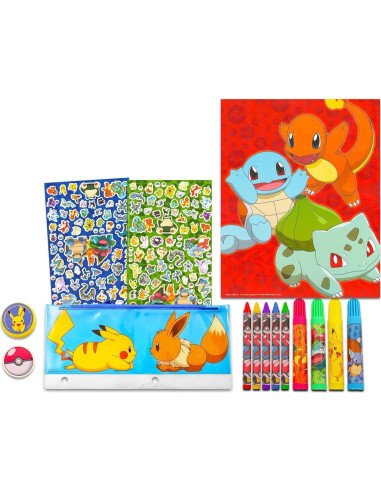 Conjunto de Arte Pokemon - Dibujo de Pikachu y Suministros