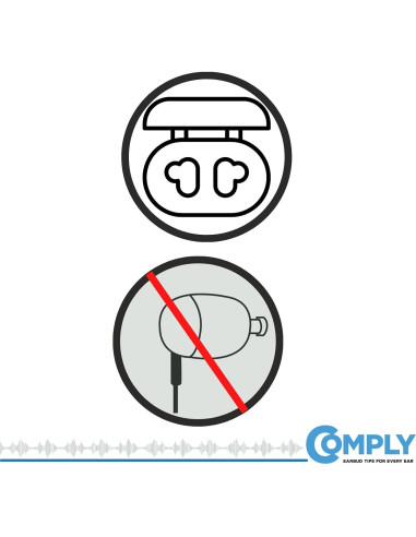 Puntas de Espuma Comply TW-200-C para Auriculares - Mediano