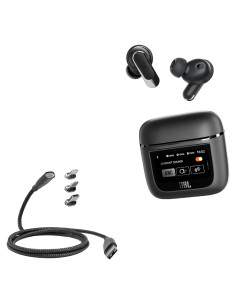 Cable BoxWave MagnetoSnap 100W PD para JBL Tour Pro 2 - Negro